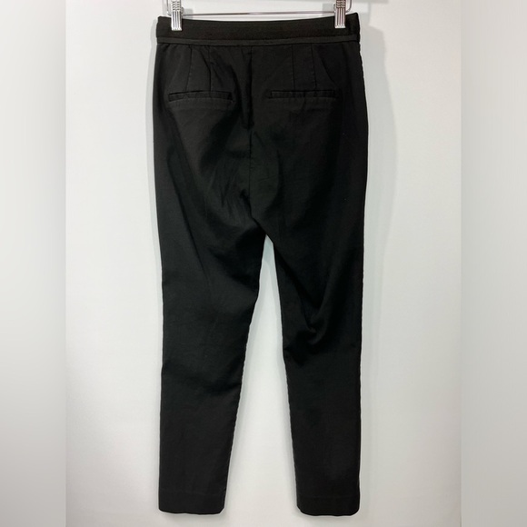 Zara Woman’s High Rise Front Pocket Elastic Back Waistband Split Hem Pants - Picture 10 of 16